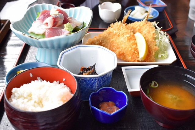 アジフライ定食