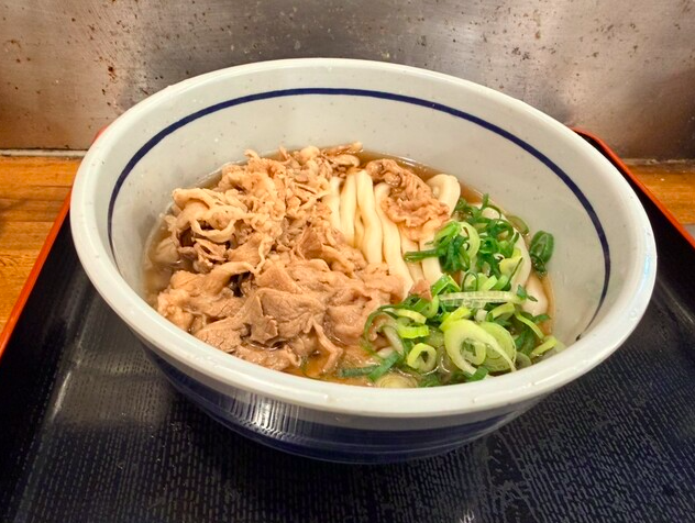 肉ぶっかけうどん