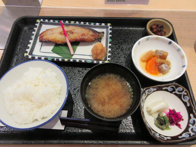 かれい 味噌漬け定食