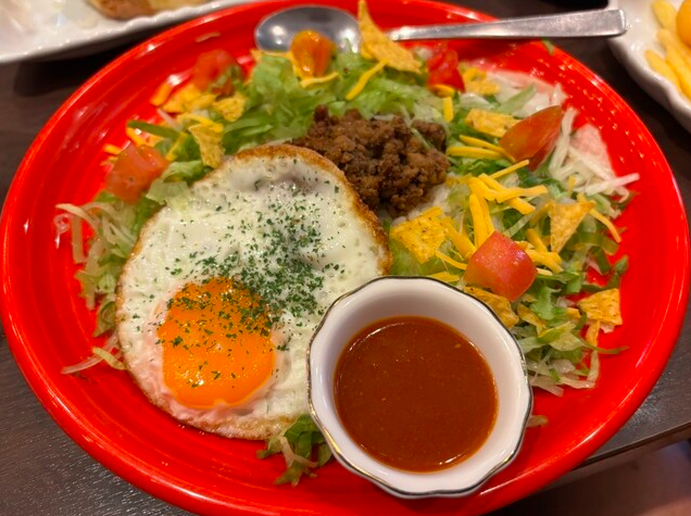 スパイシーエッグタコライス