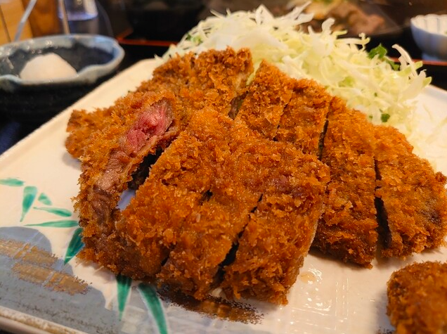牛カツ定食