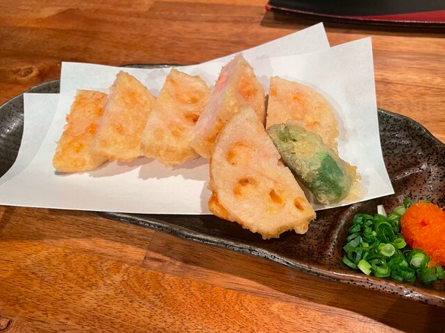 エビのレンコンの挟み揚げ