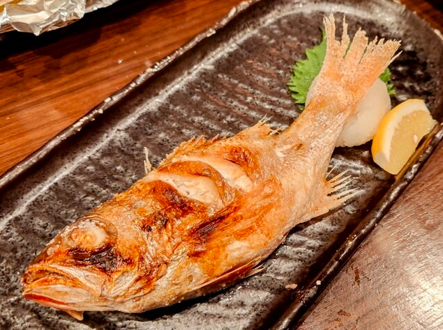 のどぐろの塩焼き