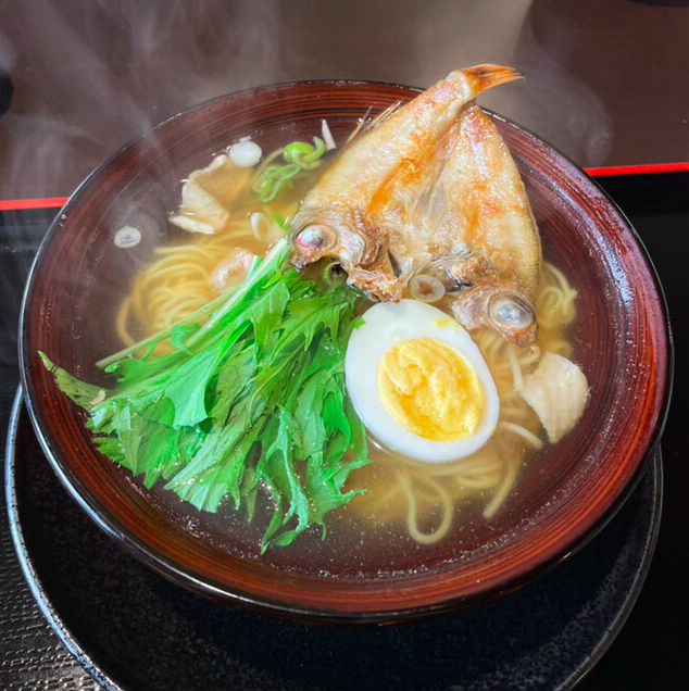 のどぐろ中華そば+のどぐろ干物炙りトッピング