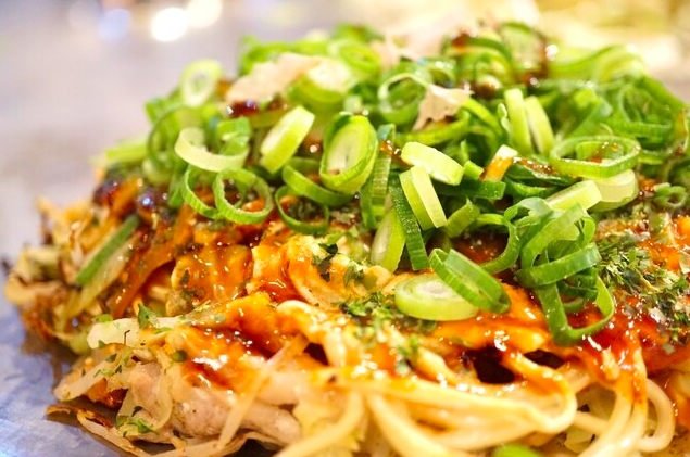 特製スペシャル 半そば+ねぎトッピング