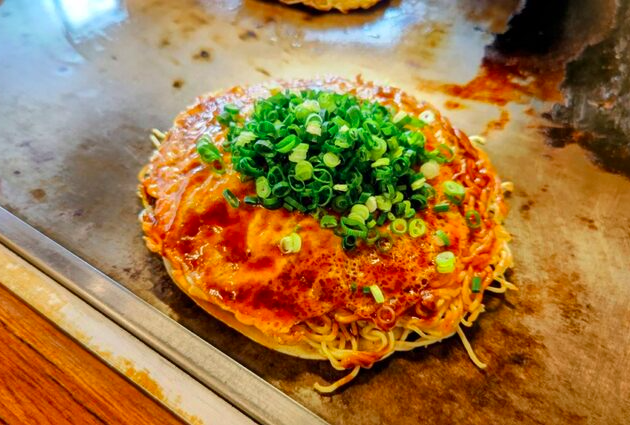 肉玉そばW+大葉トッピング