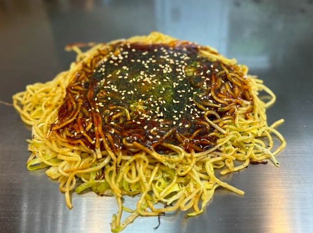 お好み焼き+イカ天トッピング