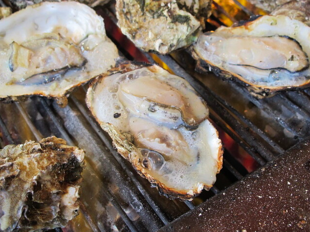 焼き牡蠣