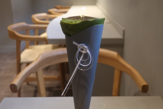 掛川抹茶ブリュレクレープ