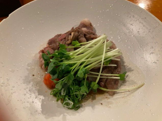 牛コウネの炙り