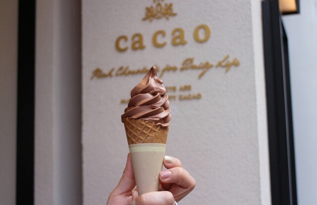 チョコレートソフトクリーム