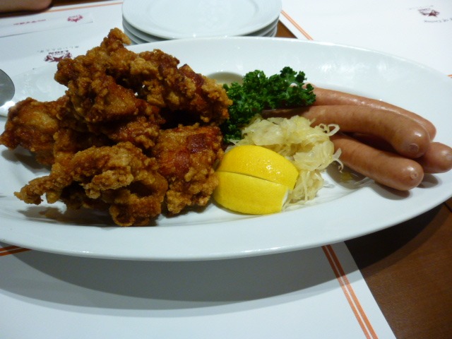 唐揚げ&ソーセージ