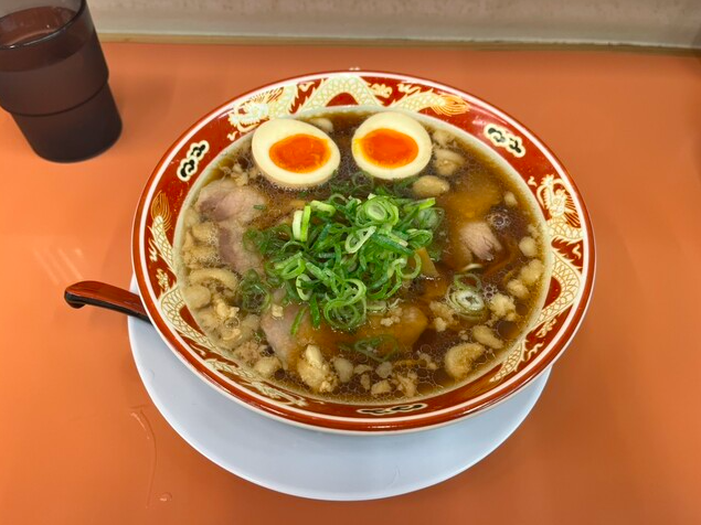 煮卵ラーメン