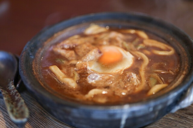 名古屋コーチン玉子入煮込みうどん