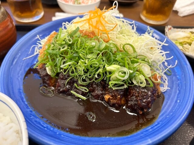 味噌ロースかつ＋ネギ