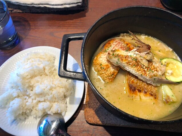 真鯛とアサリのブイヤベース