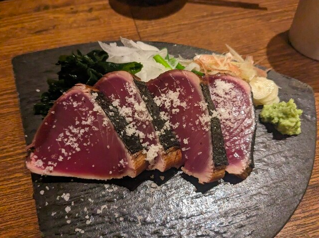 【名物】カツオの塩たたき（ハーフ）