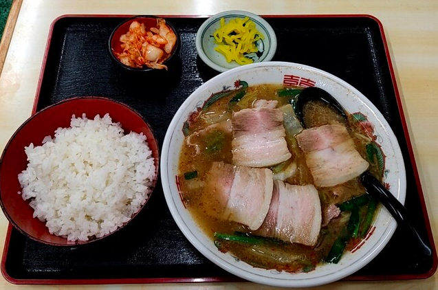 スタミナチャーシュー麺定食