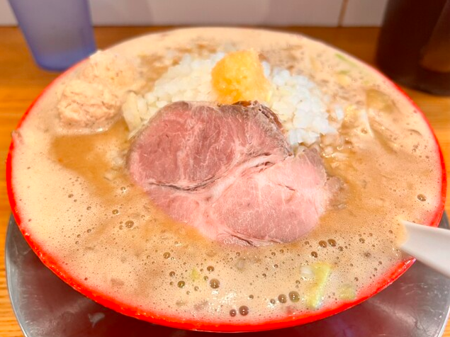 特選濃厚みそ豚骨らーめん+鶏つくね