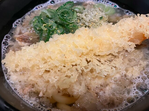 エビ天うどん（あぶらかす大盛）