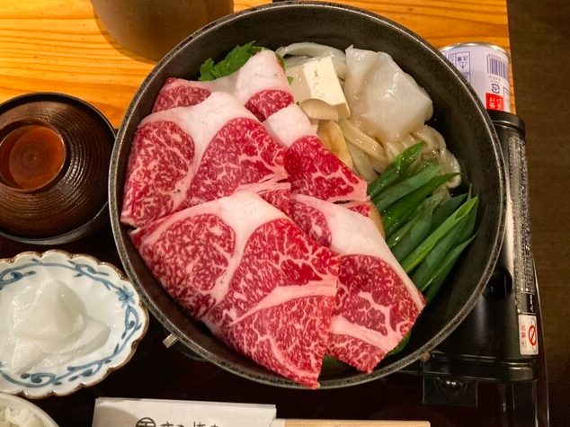 すき焼き定食