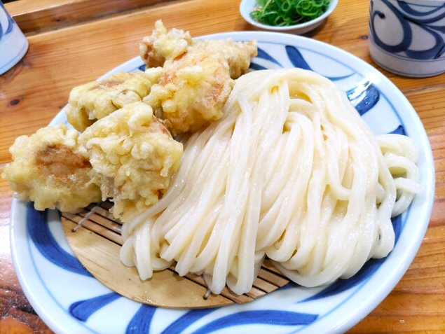かしわざるうどん