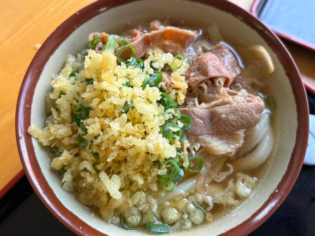 冷肉うどん