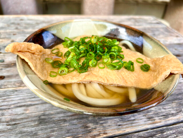 うどん かけ 小+あげトッピング